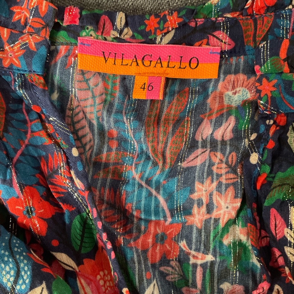 Anthropologie Vilagallo Multicolor Floral Dress - Picture 4 of 5